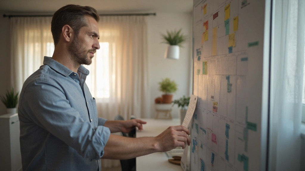 Человек планирует свой день без перфекционизма